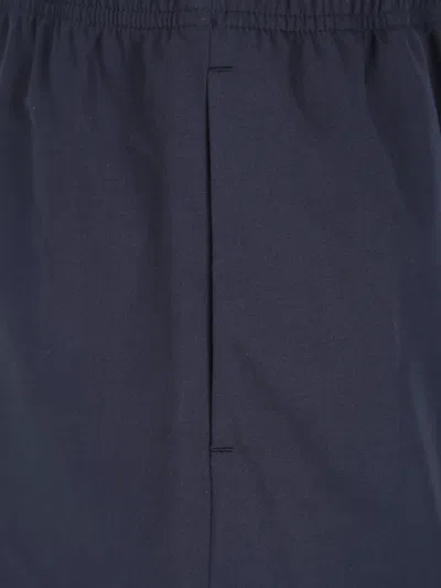 Essentials Silk Blend Micro Skirt In Blue