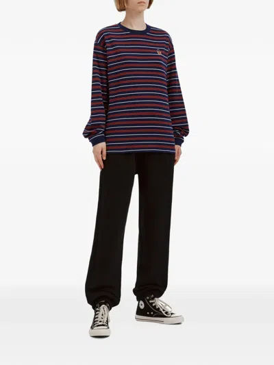 Chocoolate Striped Long-sleeve T-shirt In Multi