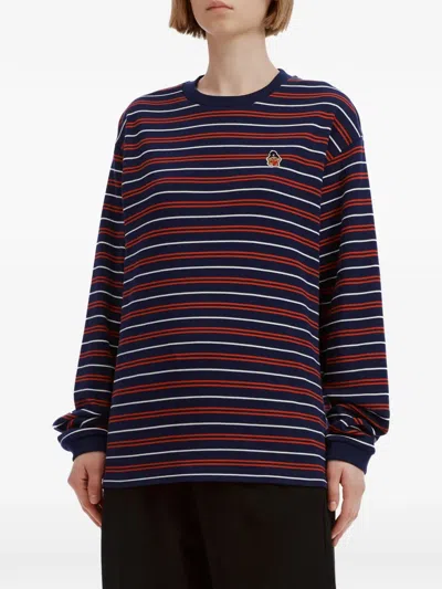 Chocoolate Striped Long-sleeve T-shirt In Multi