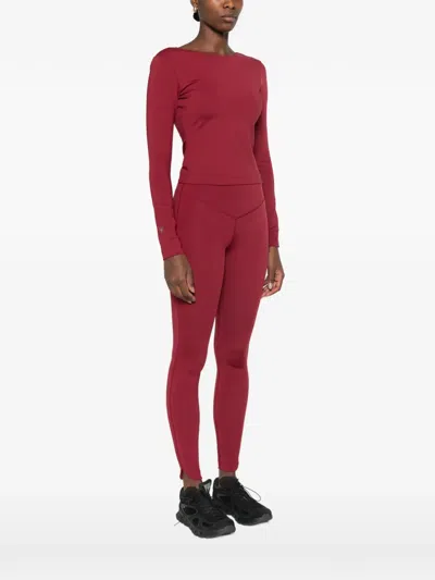 Macron Scoop-back Performance Top In Red