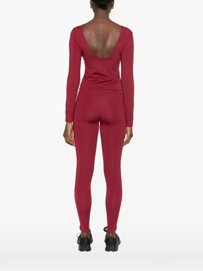 Macron Scoop-back Performance Top In Red