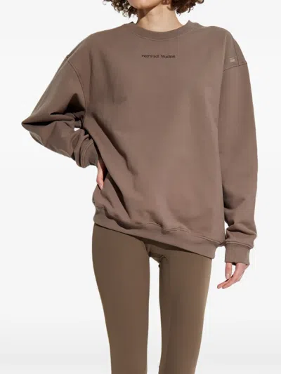 Rethinkit Studios Logo-patch Leggings In Brown