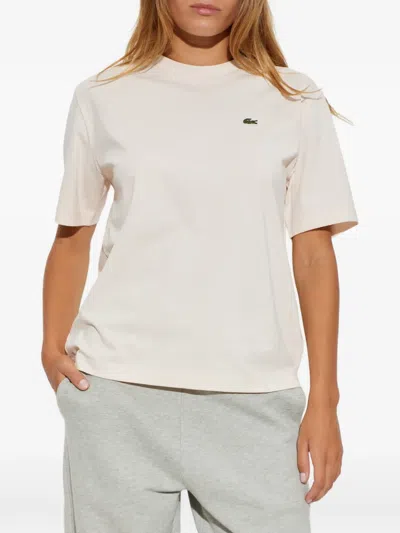 Lacoste Logo-patch T-shirt In Multi