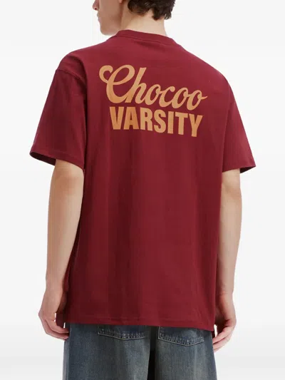 Chocoolate Logo-print T-shirt In Red