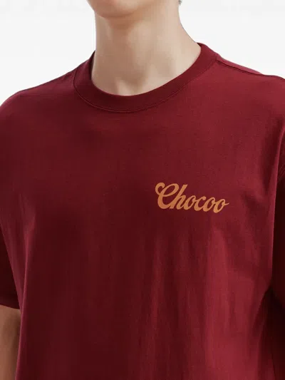 Chocoolate Logo-print T-shirt In Red