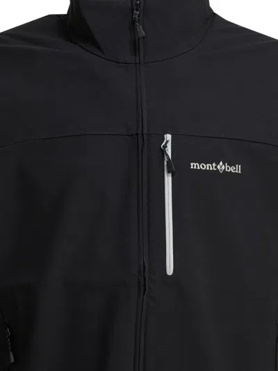 Montbell Black Nylon Polyurethane Jacket In Black