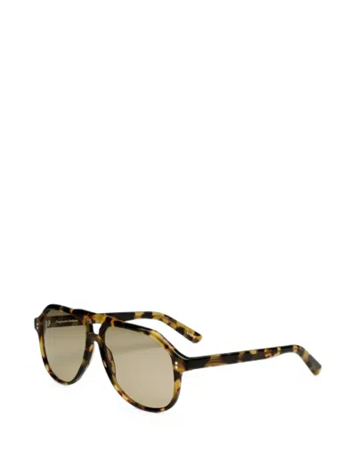 Chimi Sally Pilot-frame Sunglasses In Brown
