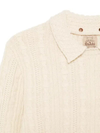 Rakkì Cable-knit Sweater In Neutral