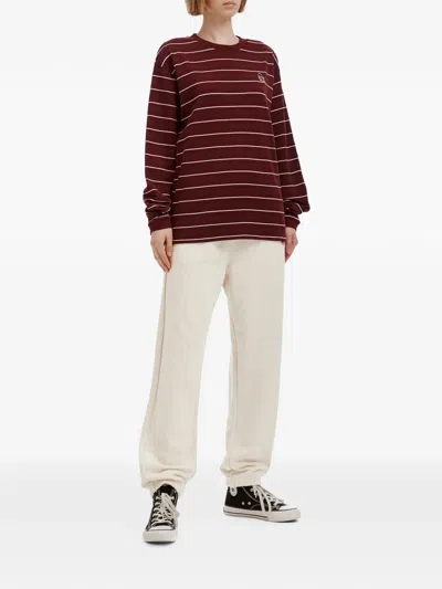 Chocoolate Logo-embroidered Track Pants In Neutral