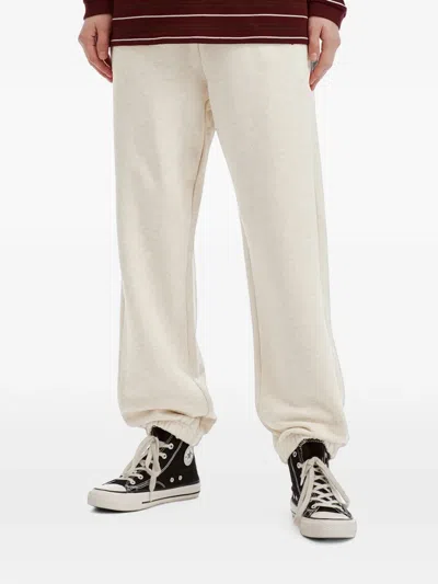 Chocoolate Logo-embroidered Track Pants In Neutral