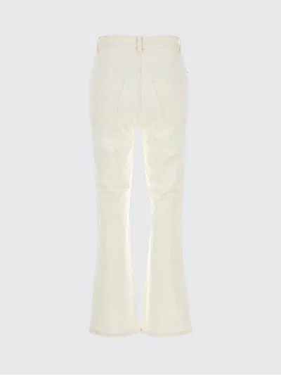 Tory Burch Mini Structured Relaxed Fit Pants In White