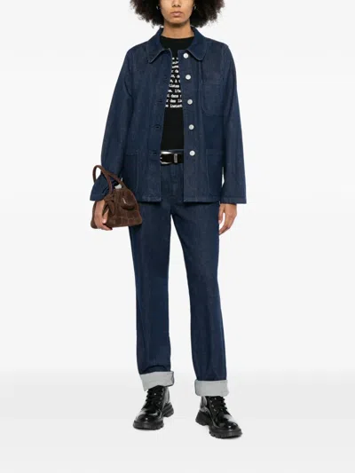 Agnès B. Sanshui Jacket In Blue