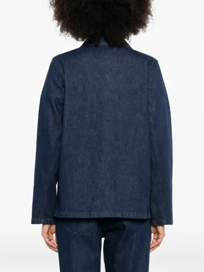 Agnès B. Sanshui Jacket In Blue