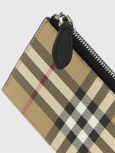 Burberry Printed Canvas Mini Wallet In Red