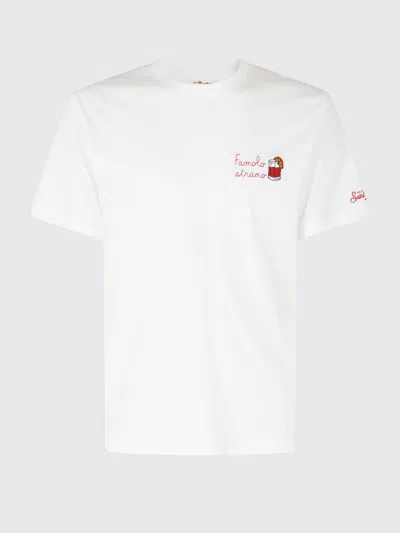Mc2 Saint Barth Embroidered-design T-shirt In White