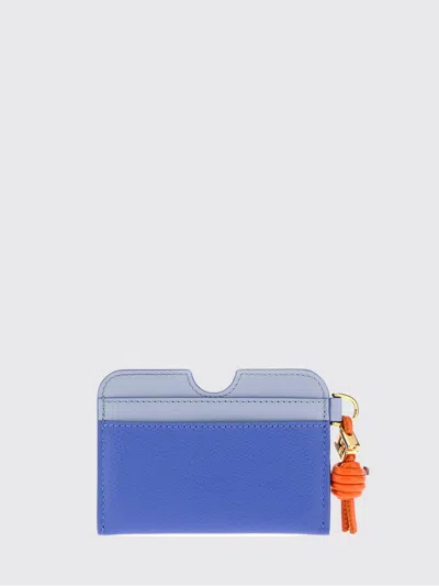Fendi Ff Diamond Leather Card Case In Pink