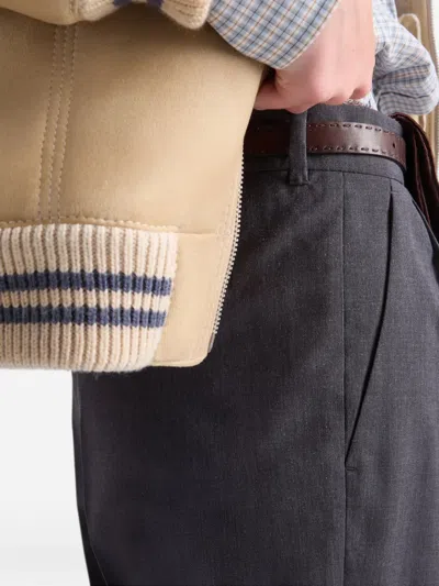 Prada Light Mohair Pants In Multi