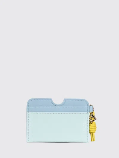 Fendi Ff Diamond Leather Card Case In Black