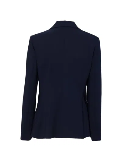 Pennyblack Double-breasted Polyester Blazer In Blue