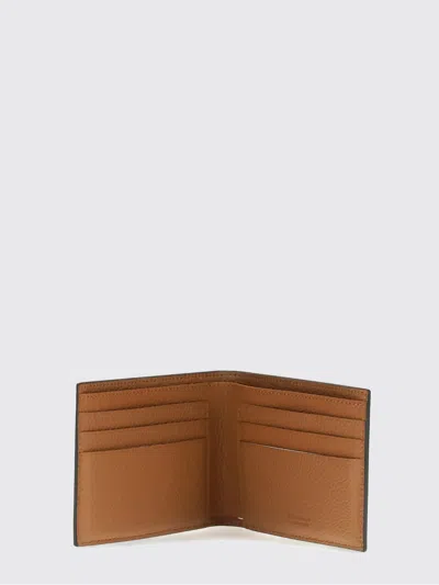 Ferragamo Leather Bifold Wallet With Gancini Pattern In Pink