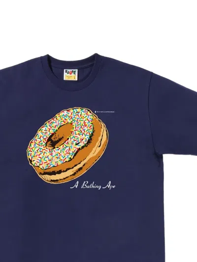 A Bathing Ape Classic Donut T-shirt In Multi