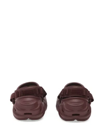 Crocs Echo Perforated Clogs In Brown