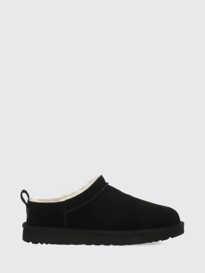 Ugg Classic Micro Water-repellent Suede Platform Ankle Boots In Black