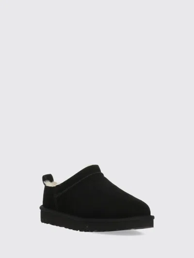 Ugg Classic Micro Water-repellent Suede Platform Ankle Boots In Black
