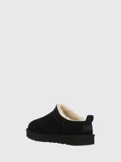 Ugg Classic Micro Water-repellent Suede Platform Ankle Boots In Black