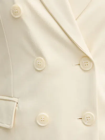 Silvian Heach Double-breasted Blazer In Neutral
