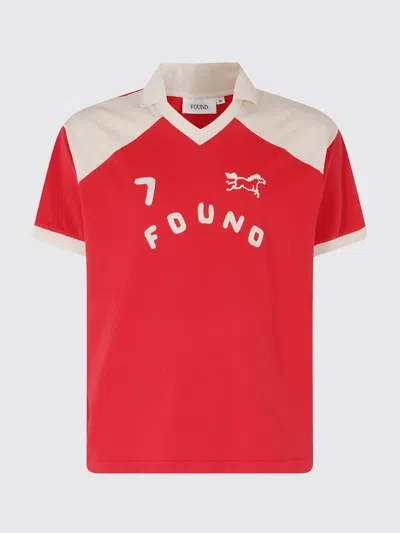 Found T-shirt Men In Red