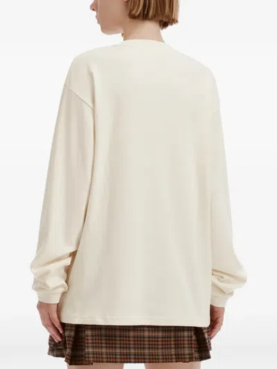 Chocoolate Logo-patch T-shirt In Neutral