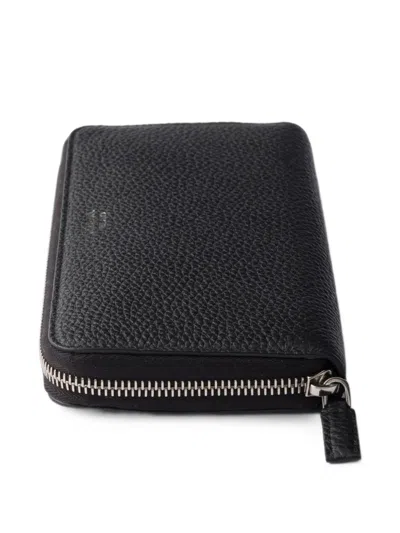 Prada Leather Wallet In Black