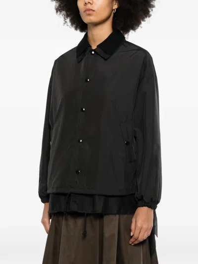 Undercover Layered-design Jacket In Black