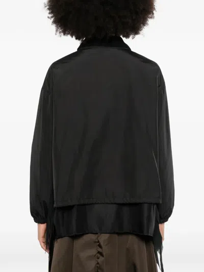Undercover Layered-design Jacket In Black