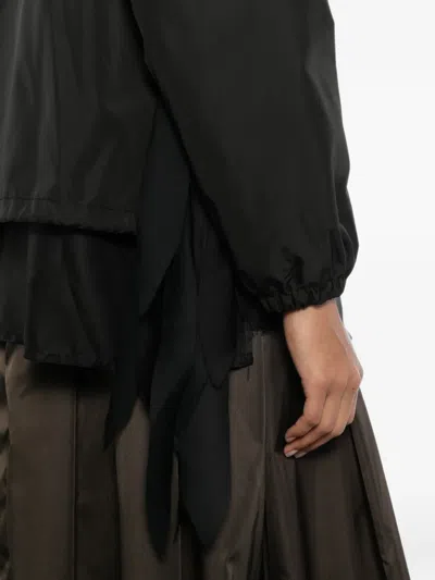Undercover Layered-design Jacket In Black