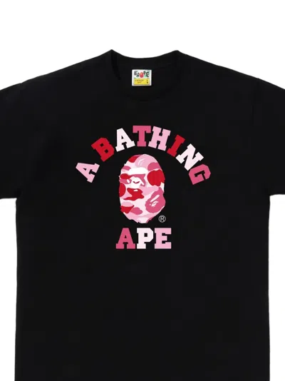 A Bathing Ape Ape-head T-shirt In Black