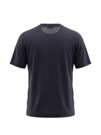 Xacus Wool T-shirt In Black