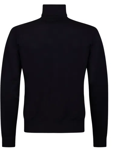 Ballantyne Turtleneck Wool Sweater In Multi