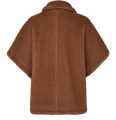Max Mara Buttoned Pocket Jacket In Brown