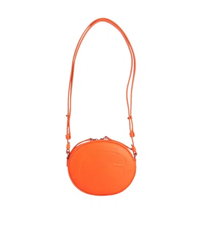 Maison Margiela Leather Round Bag In Pattern