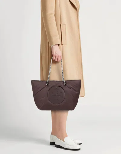 Tory Burch Logo Handbag In Red