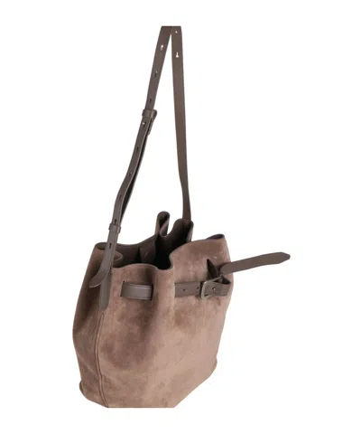 Brunello Cucinelli Canvas Backpack In Red
