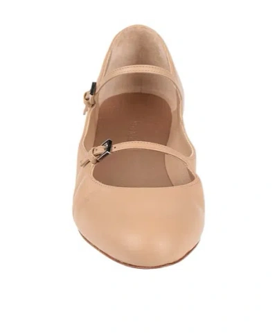 Max Mara Plain Colour Ballet Flats In Multi