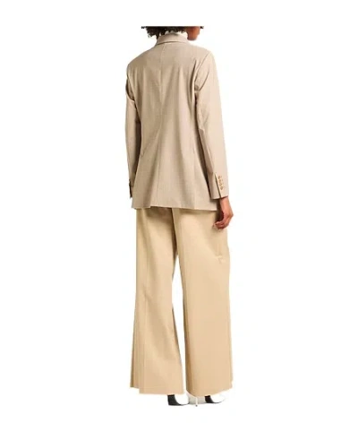 Max Mara Double-breasted Blazer In Neutral