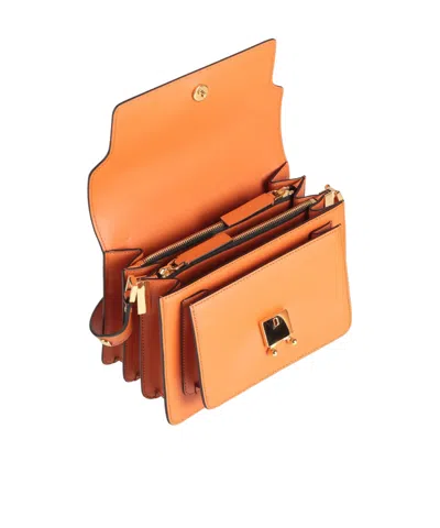 Marni Medium Solid Color Handbag In Orange