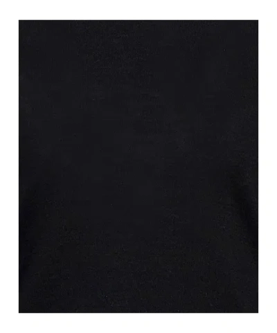 Max Mara Solid Cashmere Turtleneck Sweater In Black