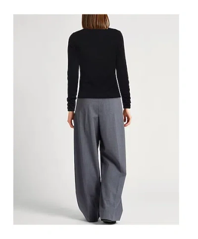 Max Mara Solid Cashmere Turtleneck Sweater In Black