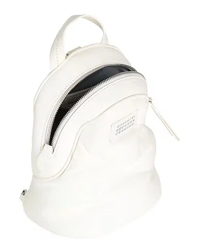 Maison Margiela Logo Backpack In Black