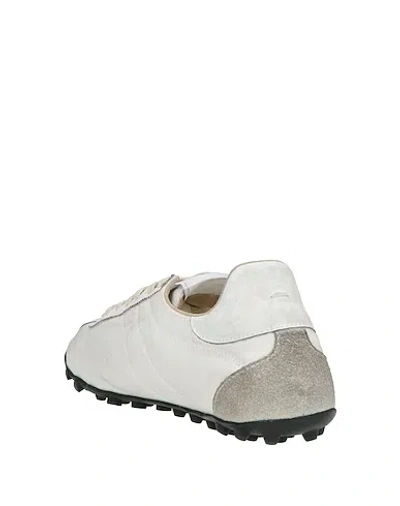 Maison Margiela Drawstring Low Top Sneakers In White